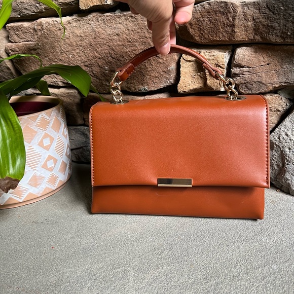 Forever 21 Bags Cute Brown Small Crossbodytop Handle Bag Poshmark